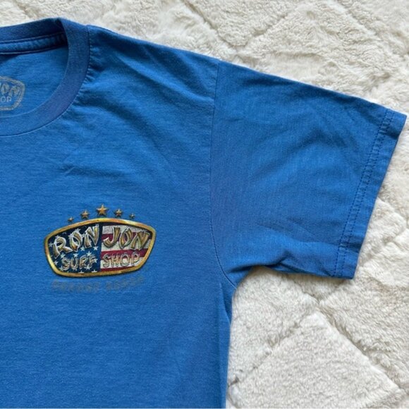 Ron Jon Surf Shop | Patriotic Short Sleeve Graphic Logo Tee Shirt | Size Small - Picture 7 of 10